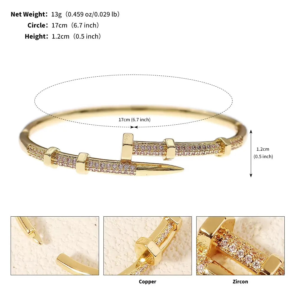 Pulsera Tornillo Luz de Hierro