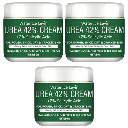 Crema Reparadora Pies y Manos 42% Urea + 2% Ácido Salicílico - Exfoliante Intensivo para Callos, Durezas y Talones Agrietados, Hidratación Profunda