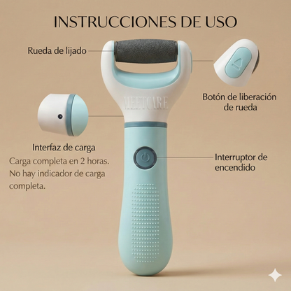 Lima Eléctrica de Pies Inalámbrica