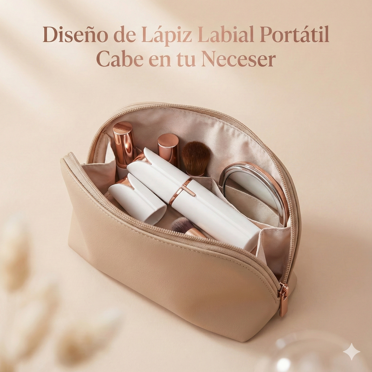 Depiladora Facial Portátil (¡Forma de Labial!)