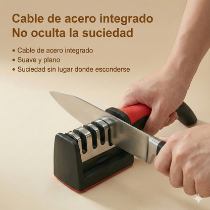 Afilador de Cuchillos Profesional 4 en 1