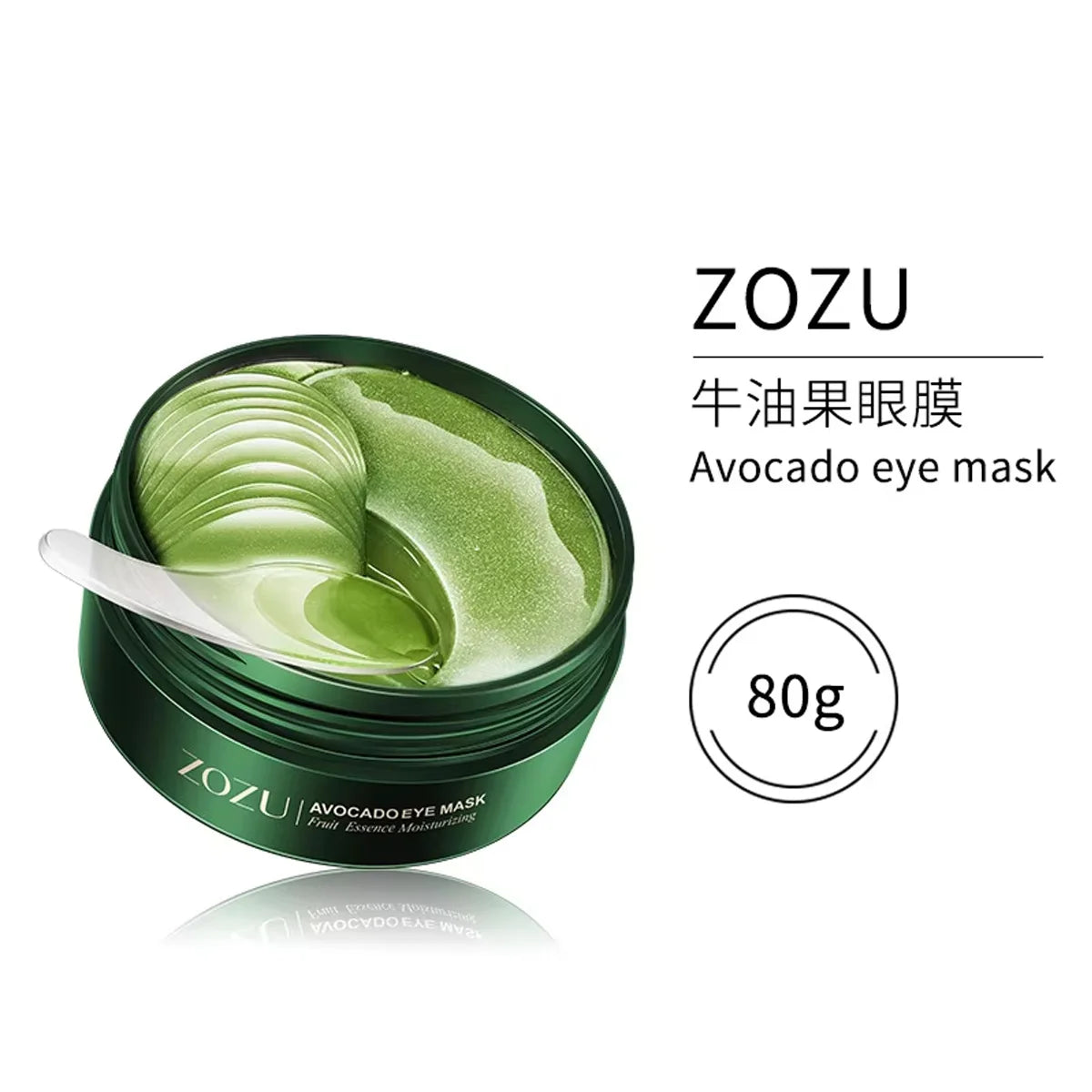 Parches para Ojos (60/120 Uds) con Aguacate y Oro - Tratamiento Hidratante y Reafirmante para Reducir Bolsas, Ojeras y Arrugas.