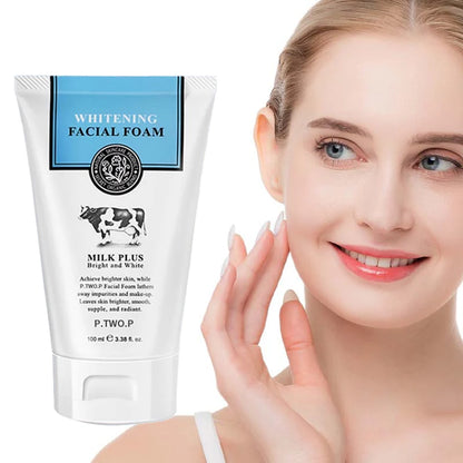 Limpiador Facial Blanqueador PTWOP (Espuma) - Limpieza Profunda, Control Grasa, Acné y Minimiza Poros. Hidratante y Exfoliante.