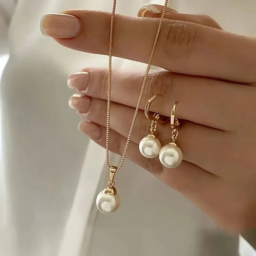 Conjunto Perla del Sol Blanco