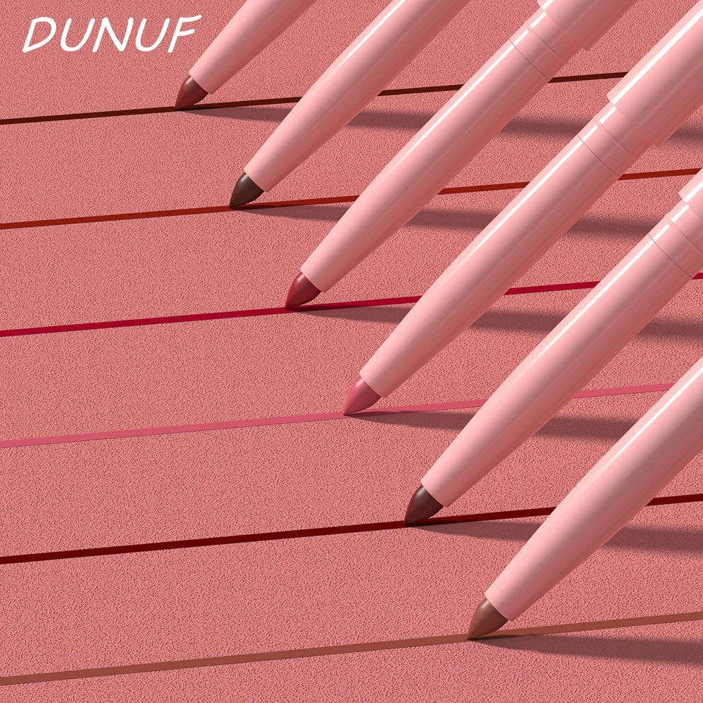 Kit de 6 Perfiladores de Labios (Lip Liner) - Larga Duración, Waterproof y Alta Pigmentación. Fácil de Aplicar, No se Desvanece.