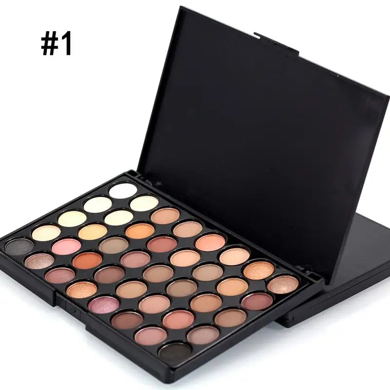 Paleta de Sombras Profesional (40/74/78 Colores) - Acabados Glitter y Mate. Larga Duración y Resistente al Agua. Kit de Maquillaje.