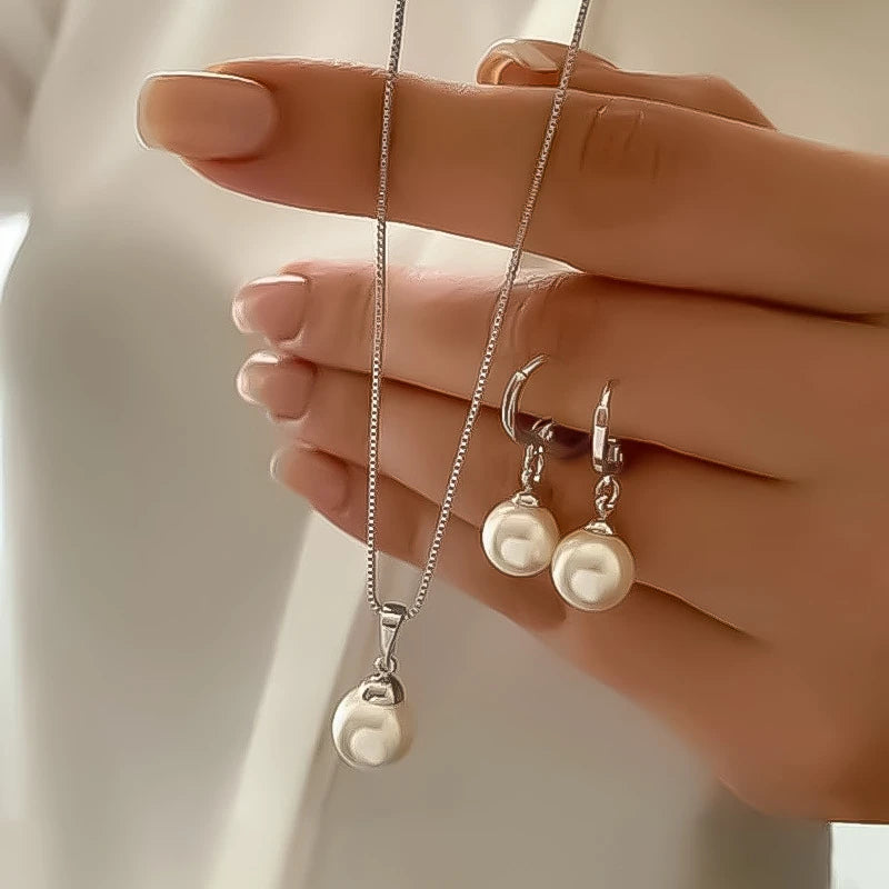Conjunto Perla del Sol Blanco