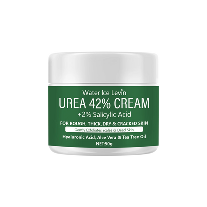 Crema Reparadora Pies y Manos 42% Urea + 2% Ácido Salicílico - Exfoliante Intensivo para Callos, Durezas y Talones Agrietados, Hidratación Profunda