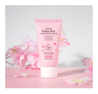 Crema Depilatoria Indolora LAIKOU: Fórmula Suave para Zonas Íntimas con Inhibidor del Crecimiento.