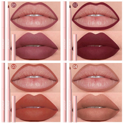 Kit de 6 Perfiladores de Labios (Lip Liner) - Larga Duración, Waterproof y Alta Pigmentación. Fácil de Aplicar, No se Desvanece.
