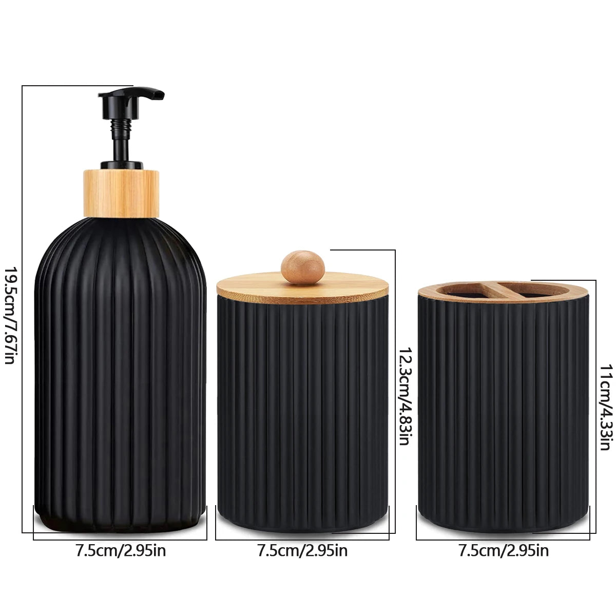 Set Organizador de Lujo para Baño
