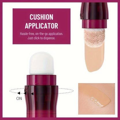 Corrector Líquido con Aplicador de Esponja - Cobertura Total de Ojeras, Acné y Manchas. Larga Duración e Hidratante.