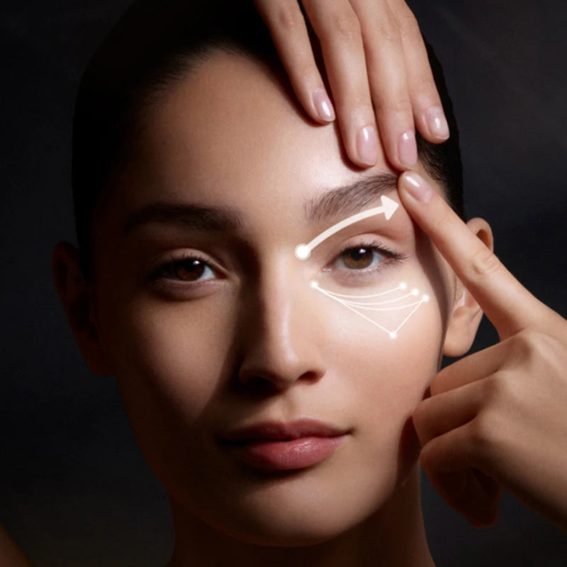 Crema Contorno de Ojos con Oro 24K y Ácido Hialurónico - Tratamiento Reafirmante para Reducir Ojeras, Bolsas y Arrugas.