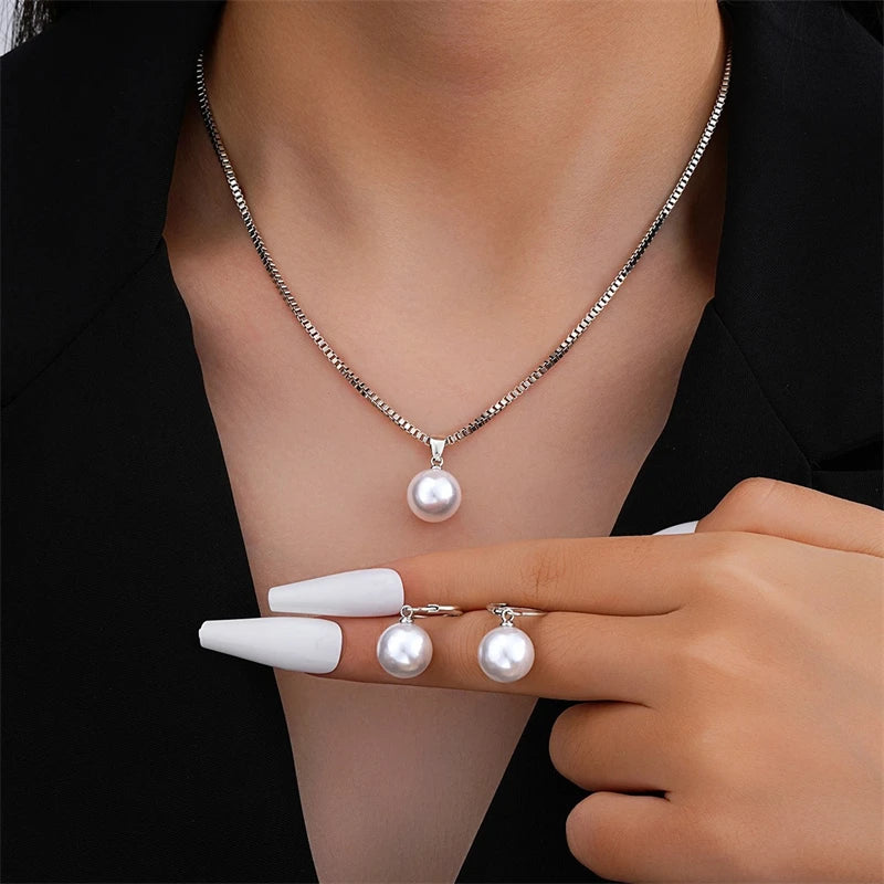 Conjunto Perla del Sol Blanco